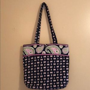 Vera Bradley Tote - Elephants